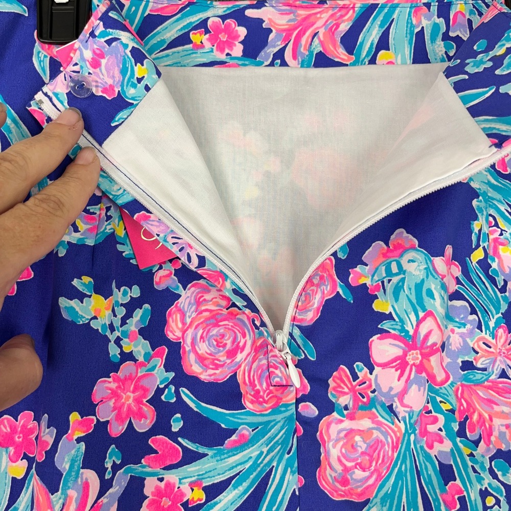 Lilly Pulitzer Womens 8 Izzie‎ Skirt Patterned Summer Resort Casual Modern Piece - Picture 5 of 10